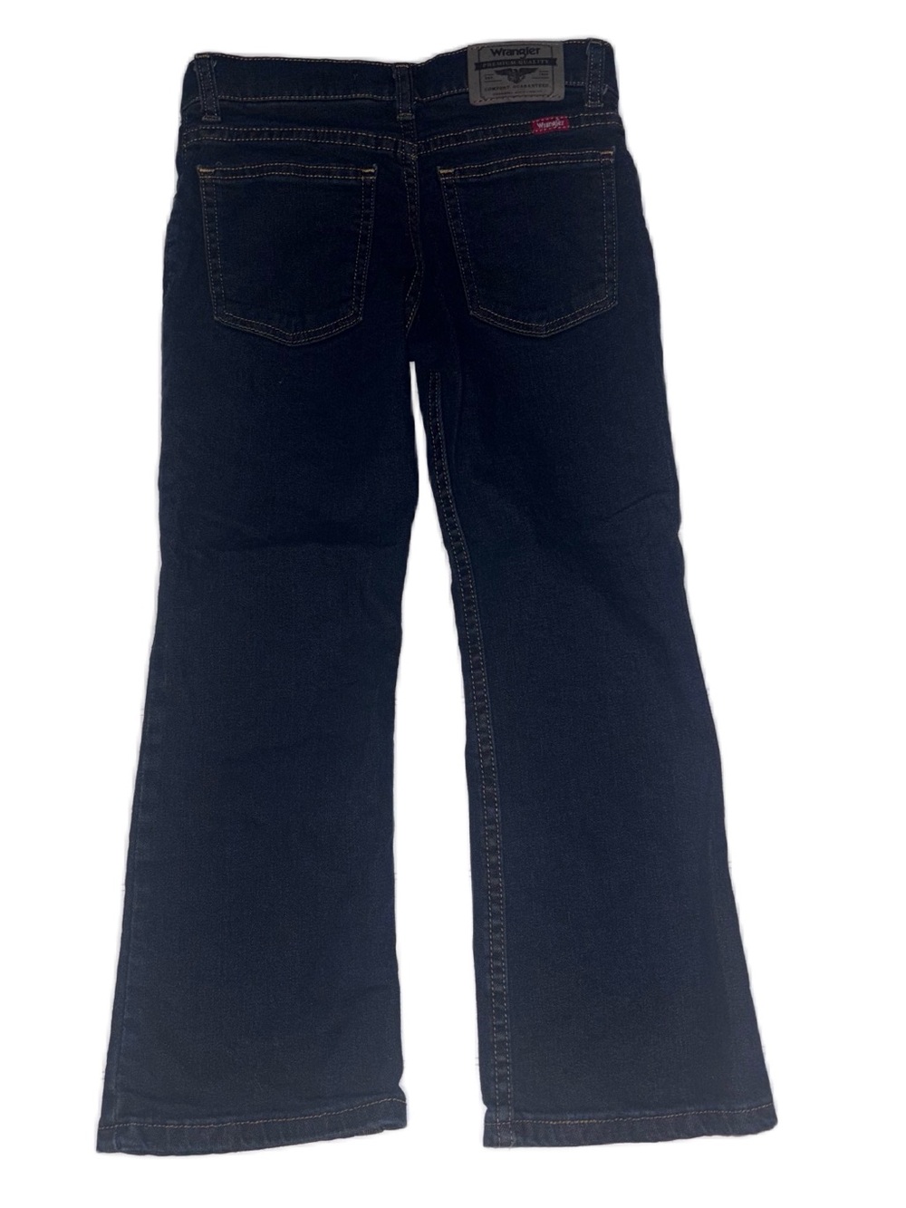 Wrangler Classic Boot Cut Deep Indigo Jeans Boys 7 Regular - Picture 3 of 8